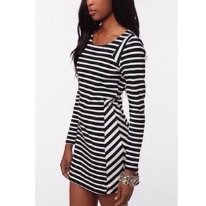 Urban Outfitters Black and White Striped Dress